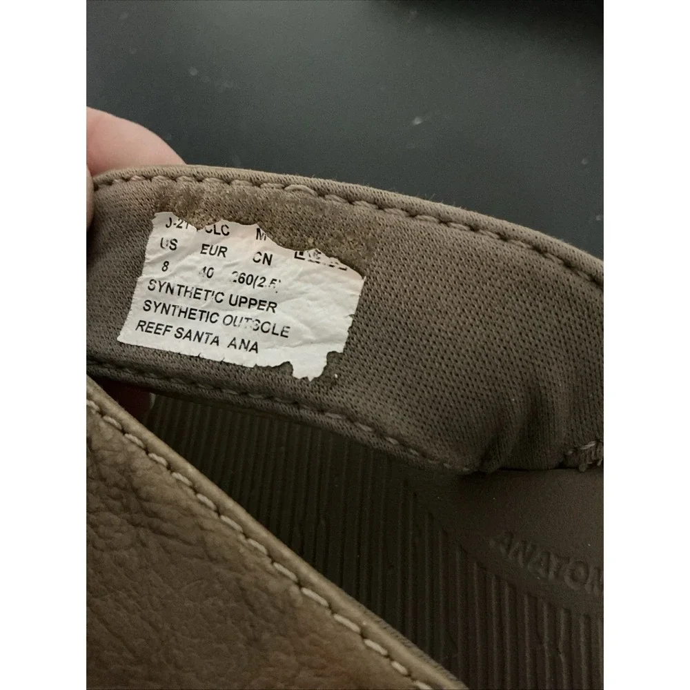 Reef Santa Ana Men's Flip-Flop Sandals - Tan Size 8